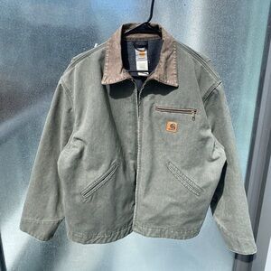 Vintage Carhartt Detroit Jacket J97 MOSS GREEN